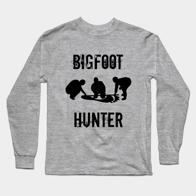 Bigfoot - Bigfoot Hunter Long Sleeve T-Shirt by Kudostees